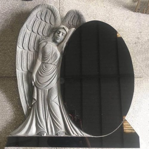 hsn-jet-black-granite-angel-monument